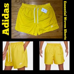 Nike Essential Woven Shorts Men’s Size XL  New Sulfur Yellow New @915