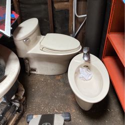 Toto Toilet And Bidet And Jacuzzi Combo