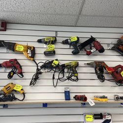 Assorted Drills and Tools