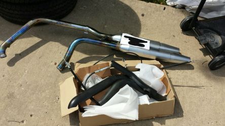 Stock pipes off '10 FatBoyLo FTSLB