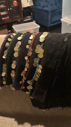 Chiffon belly dancing skirt
