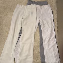 3 Pair New Baseball Pants Medium 