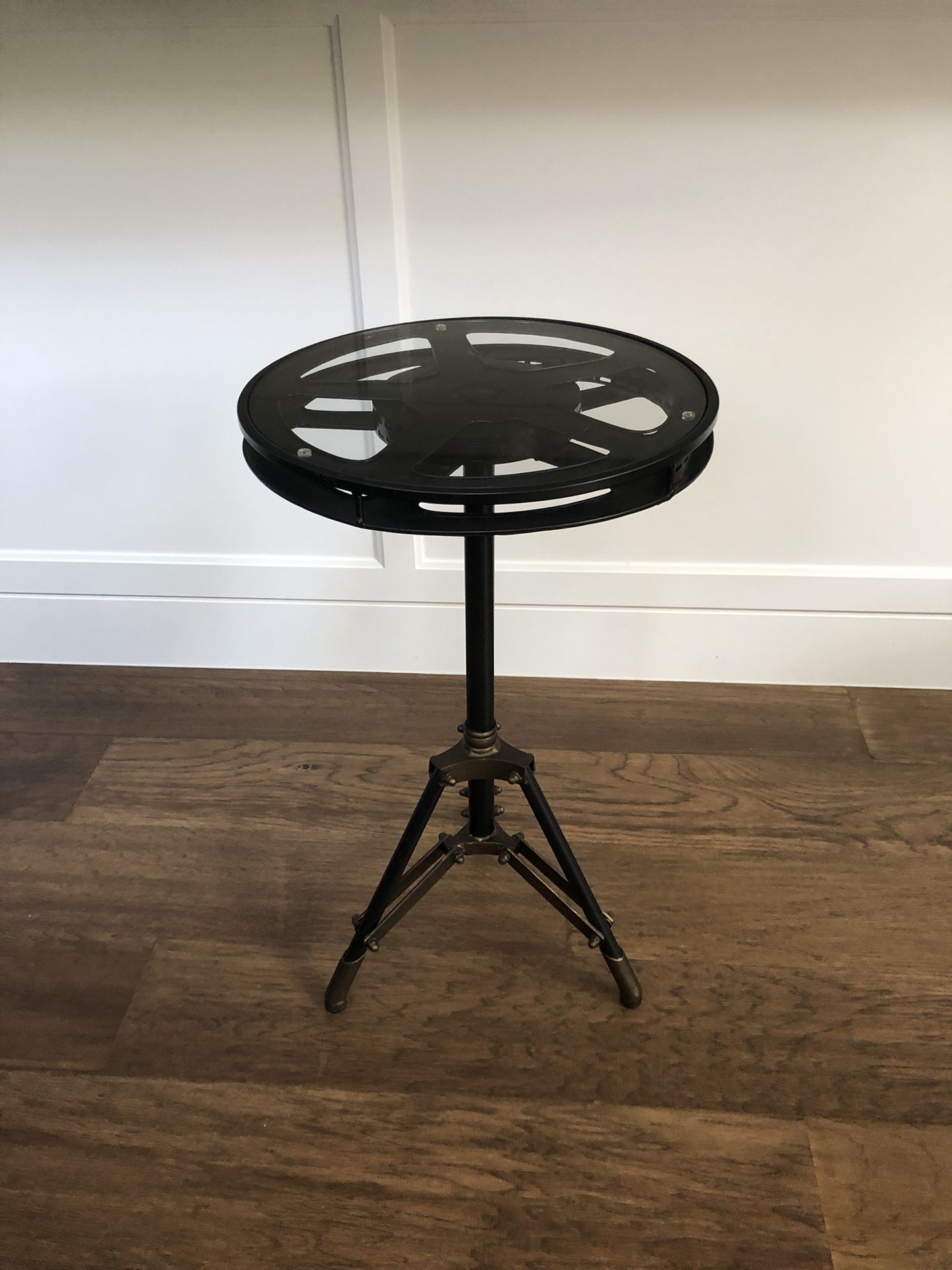 Pier 1 Industrial Movie Reel Accent Table