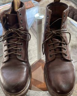 Doc Martens Size 12 Brown VG Condition/Polished