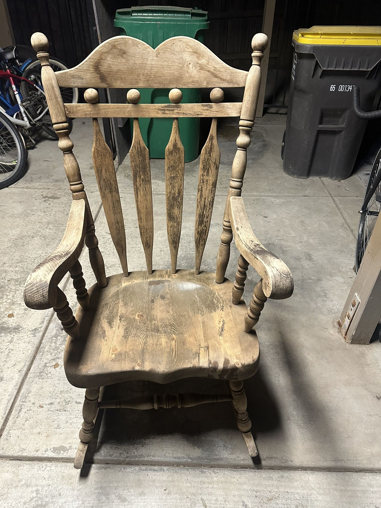 Antique Wooden Rocking Chair