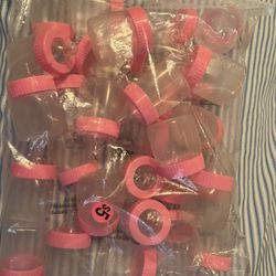 Milk bottles for baby shower candy for girls.