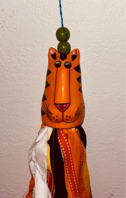 Orange Cat Tassel