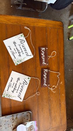 Reserved signs
