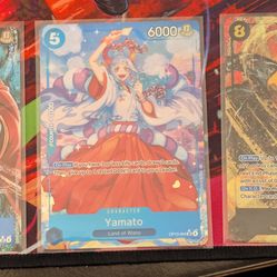 One Piece Card Game Alt Arts OP13 OP14 Jinbe Crocodile Yamato op14-049 op13-054 op14-120 Alternative