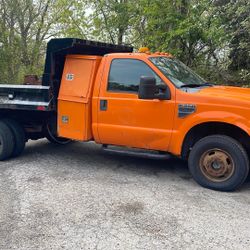 2008 Ford F350 Dump Truck With Plow