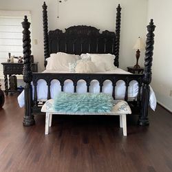 STUNNING BEDROOM SET; Including dresser and nightstand that