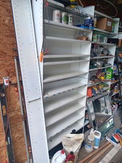 Pharmacy shelves