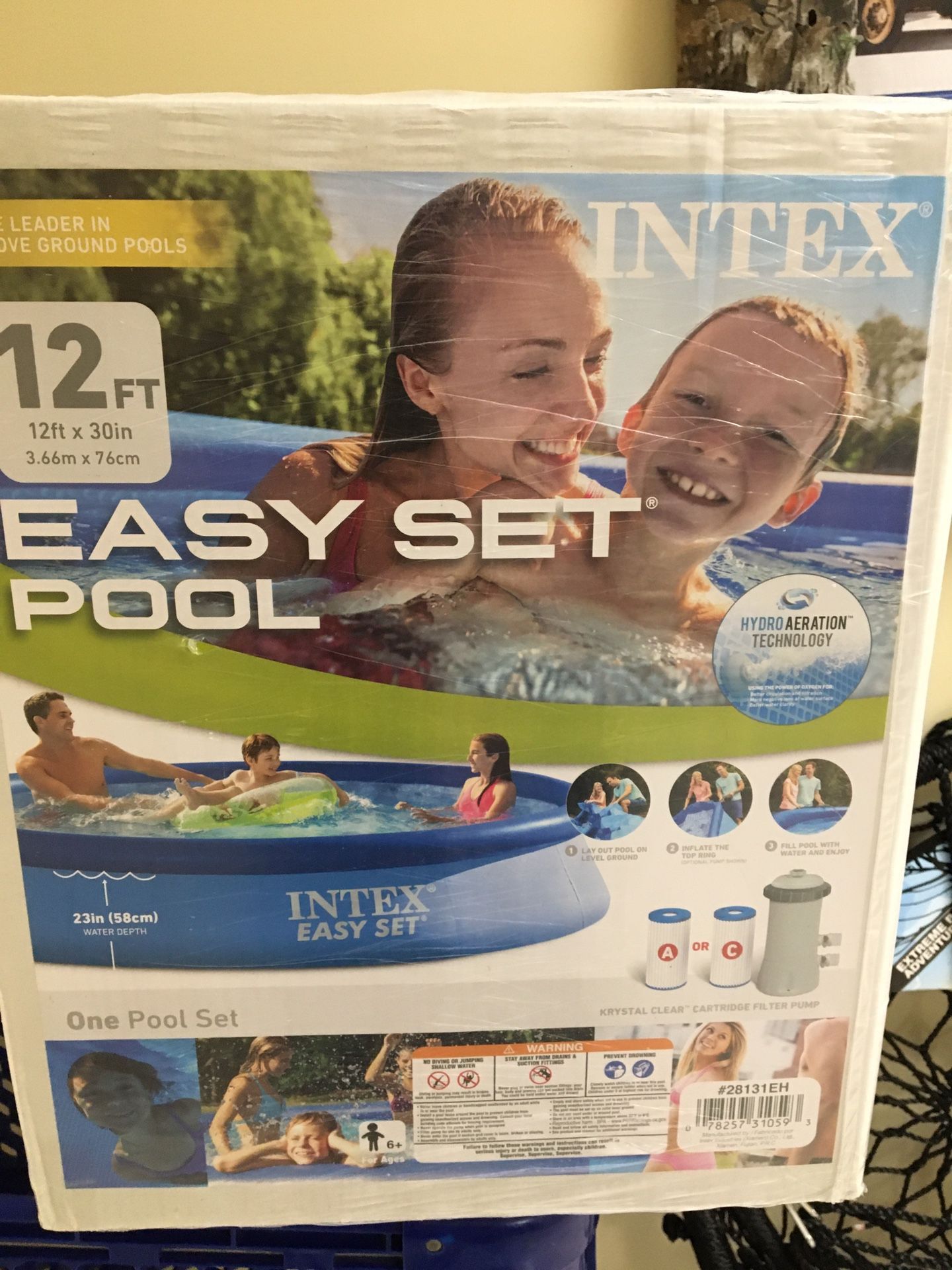 Intel easy set pool 12ft x 30in