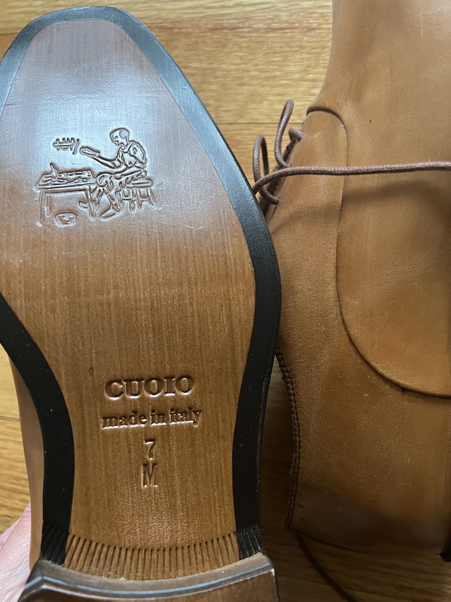New MASSIMO MATTEO FIRENZE CUOIO Made In Italy BROWN MEN  display picture 1