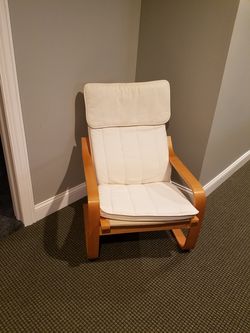 Ikea chair with new cover