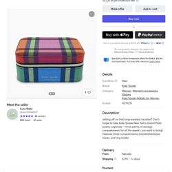 New Kate spade Jewelry Box