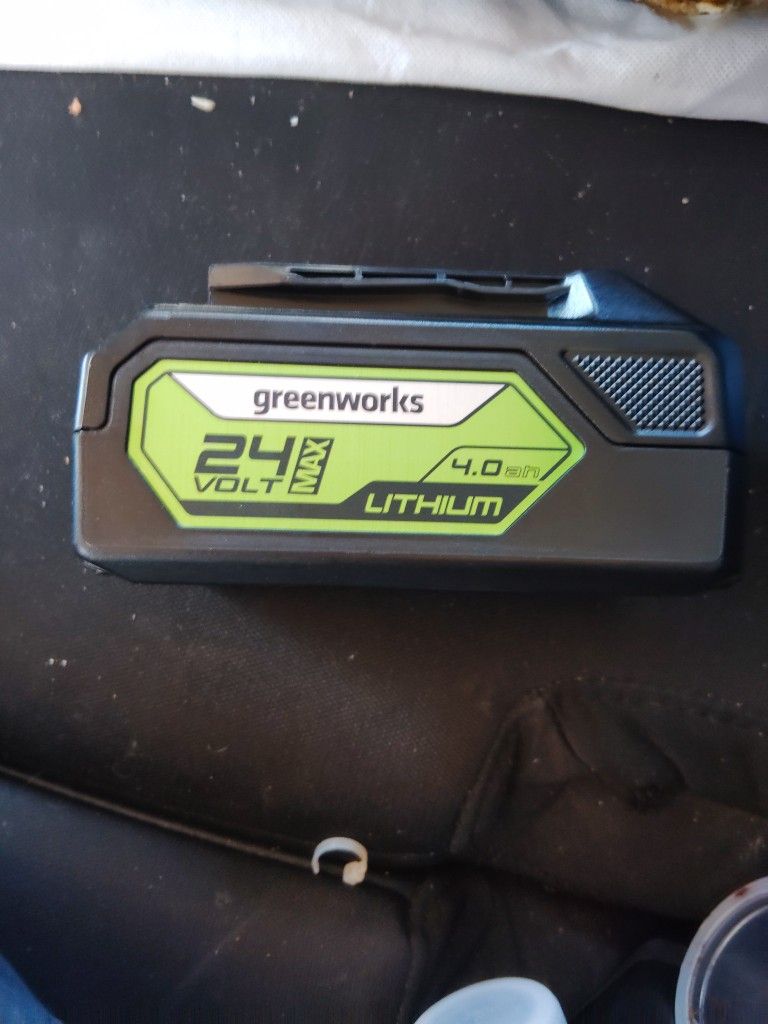 4 ah 24 Volt Greenworks Battery