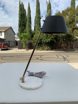 Modern Desk Lamp with Marble Base