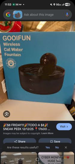 Wireless Cat Water Fountain