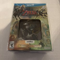 The Legend Of Zelda Twilight Princess HD Wii U Collectors Edition. Brand New! Game and Amiibo.