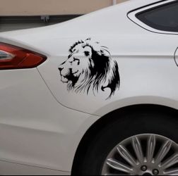 Car lion sticker