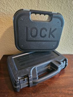 2 OEMGlock and Protector Pistol Case with Extra Hard Case