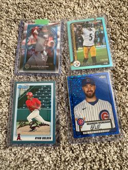 Lot of Numbered cards - qty 4
