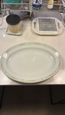 Antique 100 yr old Oval Serving Platter from England