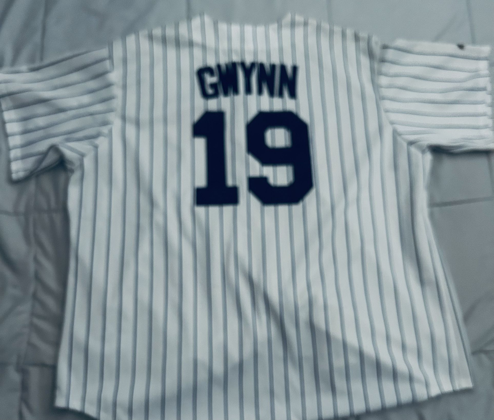 2X Size:This is a San Diego Padres baseball jersey for Tony Gwynn, who wore number 19.