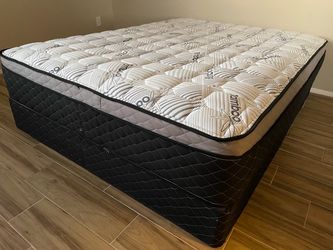 King Bamboo Orthopedic Pillow Top Mattress and Boxspring!