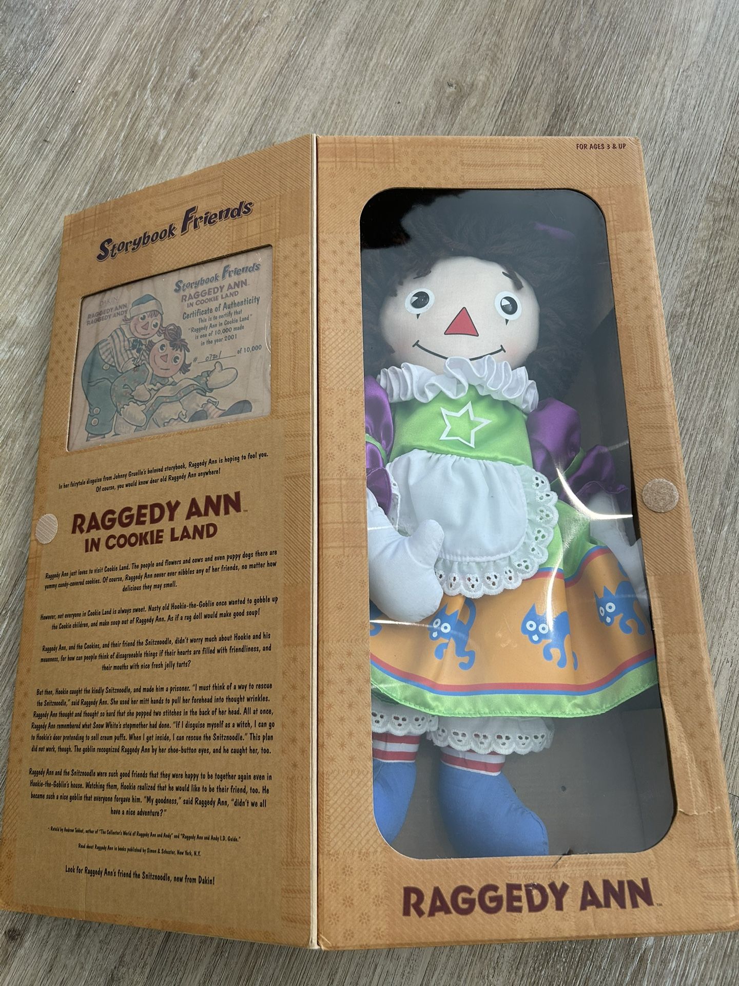 Raggedy Ann Doll W Box
