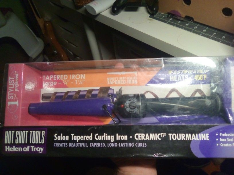 Curling Iron With FREE Flatiron Both New 