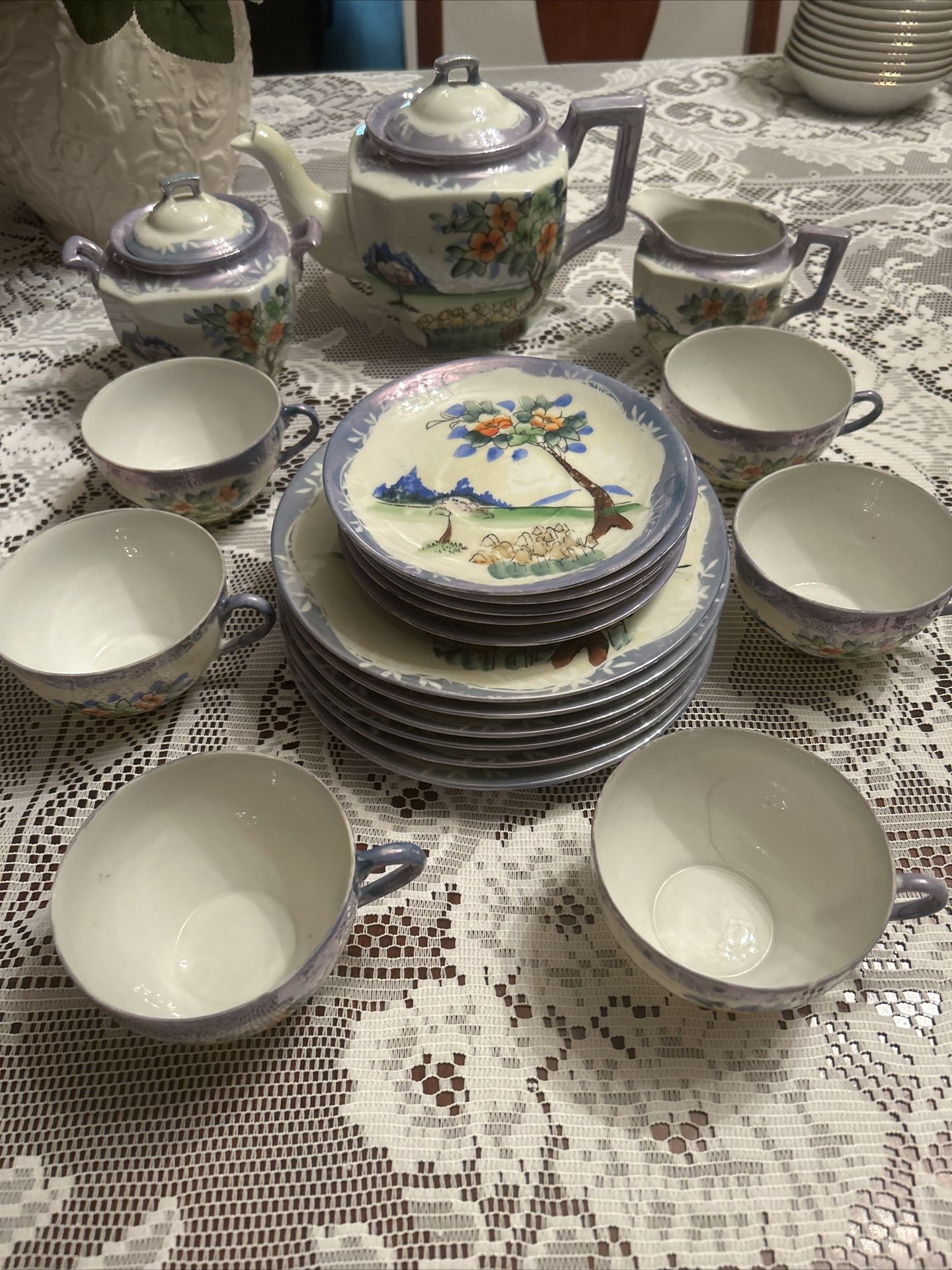 Vintage Asian Tea Set 