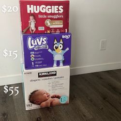 Diapers Size 1 | Pañales Número 1