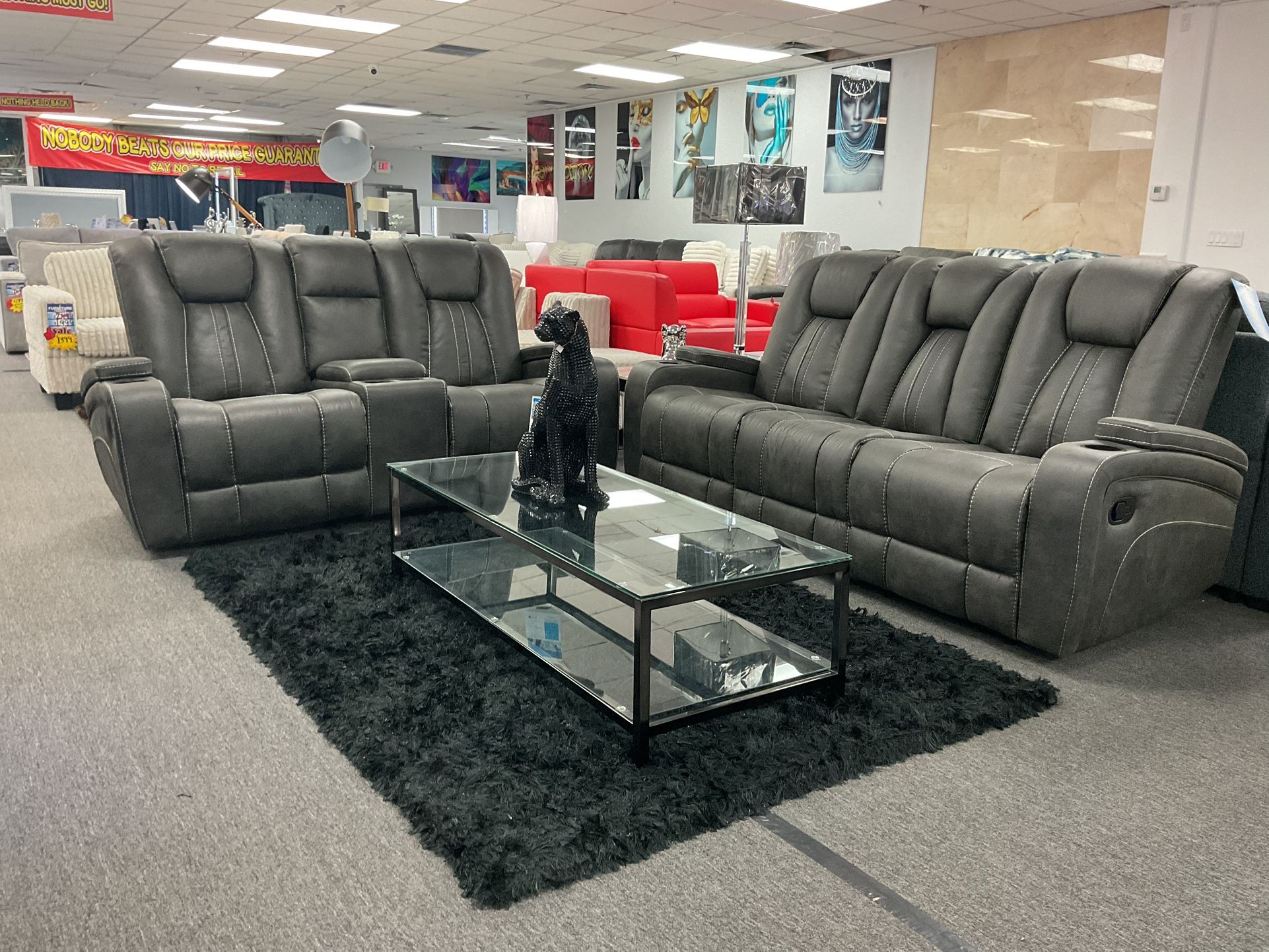 🇺🇸TAX SEASON SALE NOW FURNITURE 🛋️ COMFORTING SOFA&LOVESEAT SET AT 30% OFF RETAIL🇺🇸‼️
