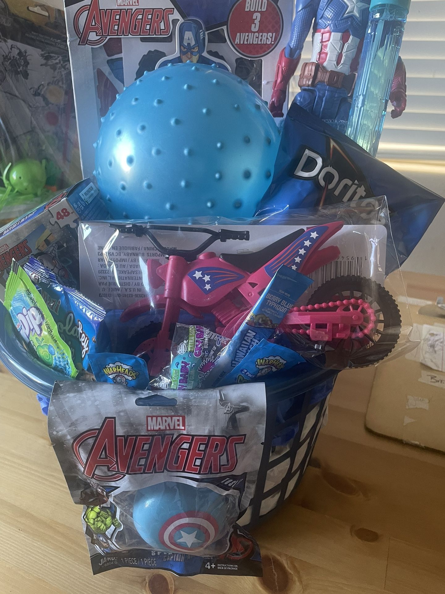 Captain America Easter Basket