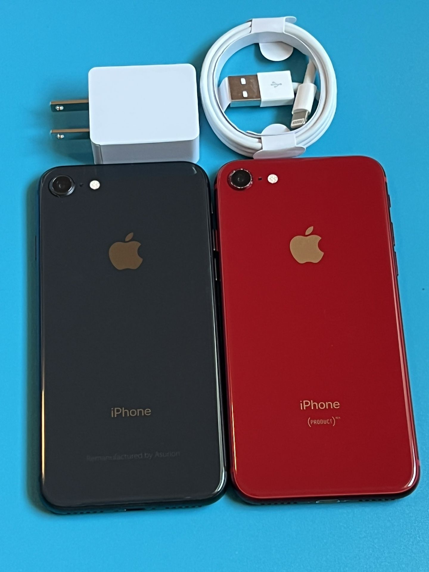 IPhone 8 (64gb) Red And Space Grey UNLOCKED, $220 Each‼️
