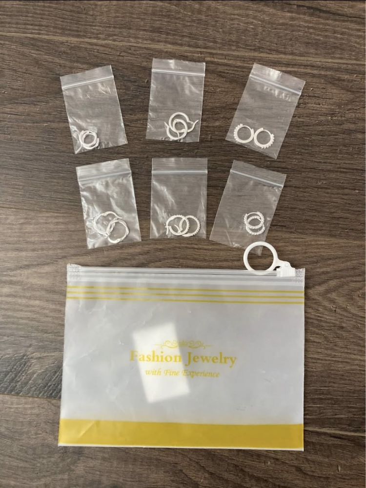 New Silver Hoops