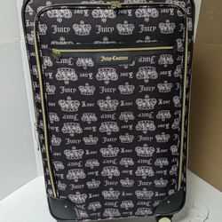 Juicy Couture "Love" Print 34 Inch Spinner Suitcase 