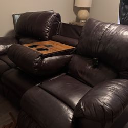 FREE LEATHER Recliner 
