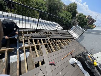 Flat Roof Repair Under Roof Decks