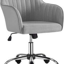 Velvet Office Chair – Adjustable Height & 360° Swivel