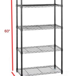 5-Shelf Heavy Duty Garage Shelving Storage Rack 