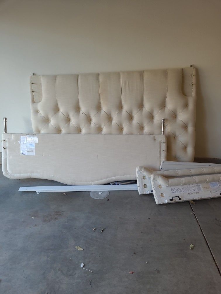 cal king bedframe too big for new place!