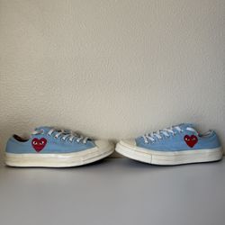 Converse Chuck Taylor Comme des Garcons Bright Blue Mens Size 9