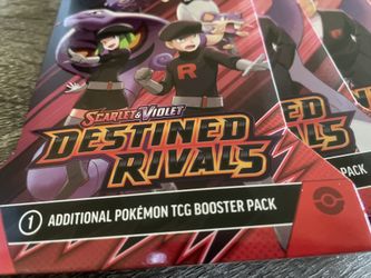 Pokemon Cards - Destined Rival Blisters 4X Packs