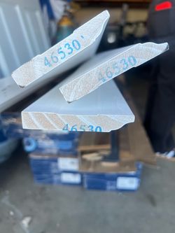 Unused MDF wall trim 3” wide. 7 planks of 8’. 56’ total