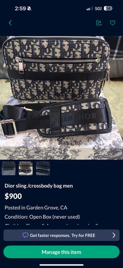 dior safari crossbody bag