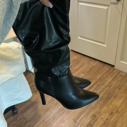 Black Leather Boots