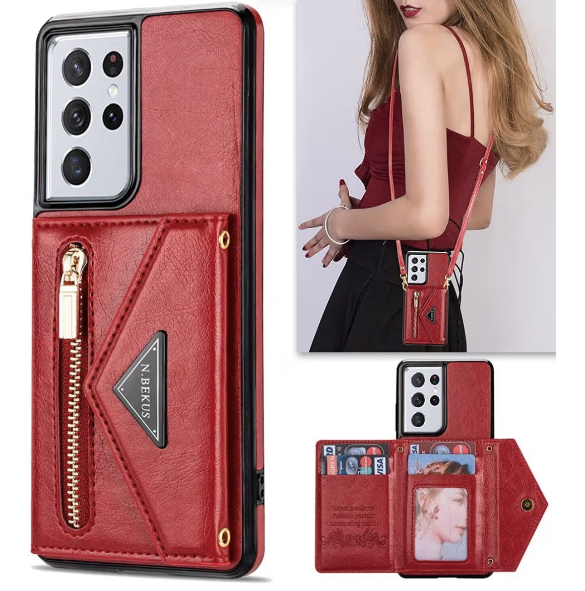 Wallet Case for Samsung Galaxy S21 Ultra 5G